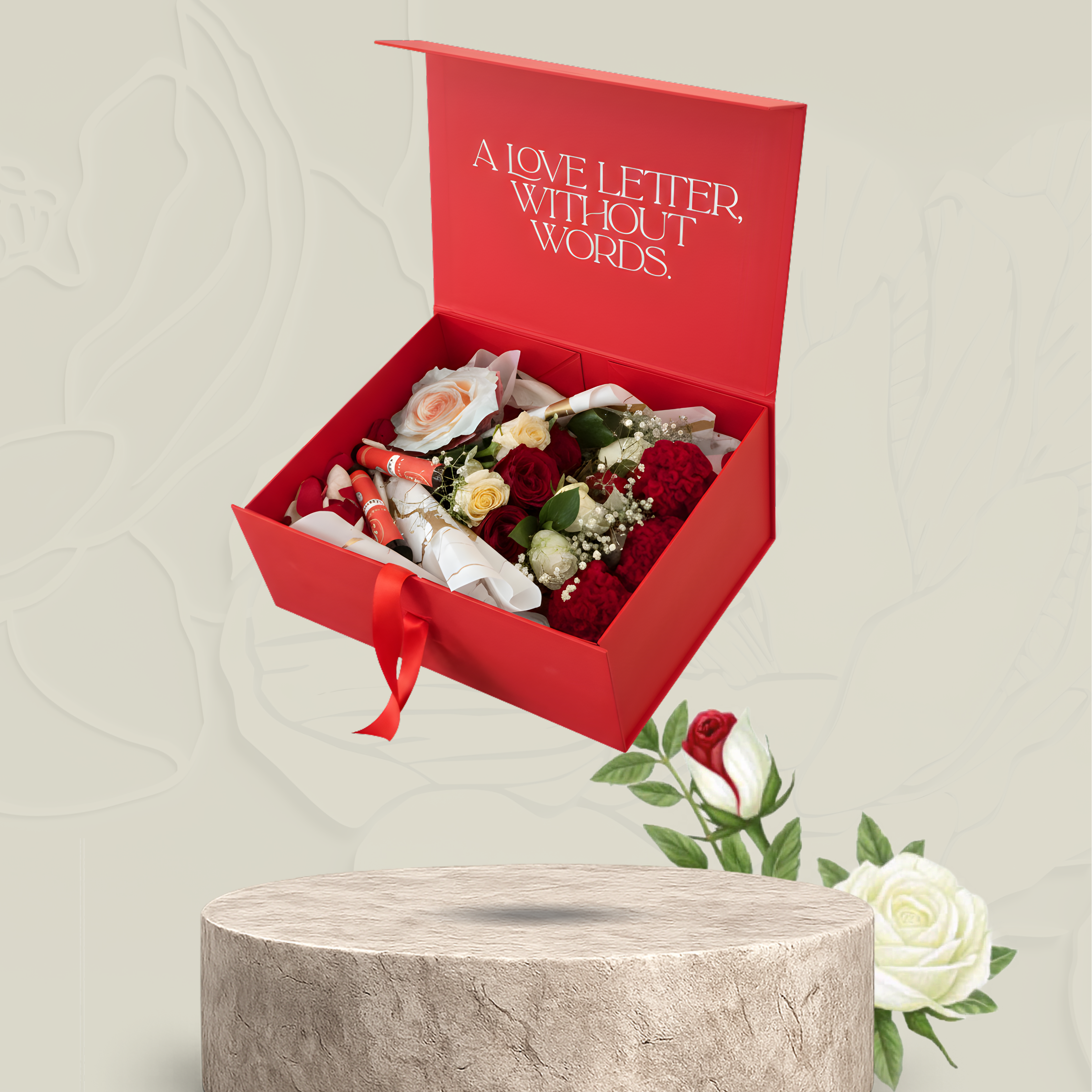 The Love Letter Floral Box